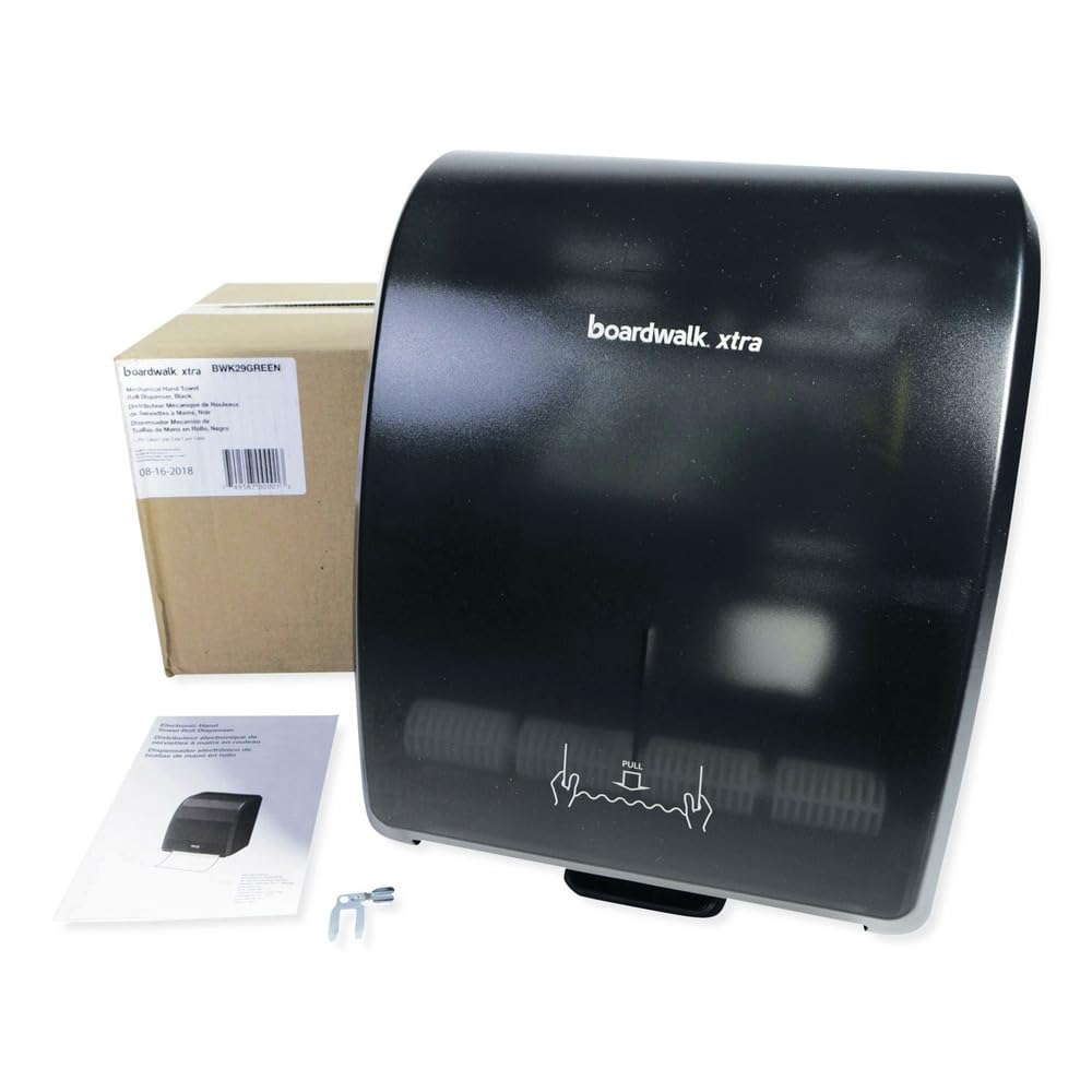 Boardwalk BWK29GREEN Xtra Mechanical Hands-Free Towel Dispenser